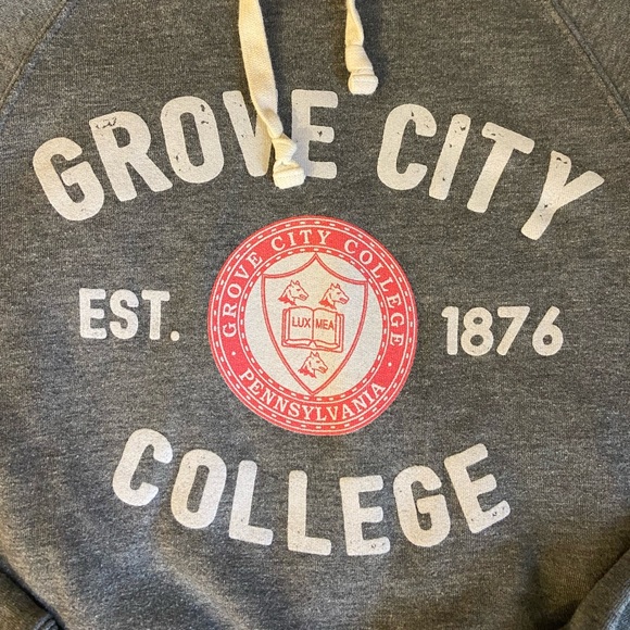 Grove City College Women’s Gray Sweatshirt Small - Picture 2 of 4